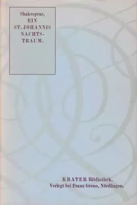 Couverture du produit · Ein St. Johannis Nachts - Traum