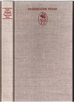 Couverture du produit · Tagebuch 1920: Ein Winterbuch