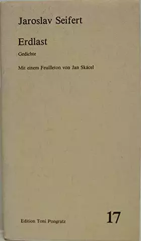 Couverture du produit · Erdlast. Gedichte