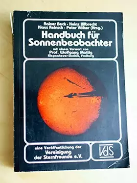 Couverture du produit · Handbuch für Sonnenbeobachter