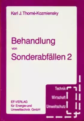 Couverture du produit · Behandlung von Sonderabfällen 2 (Technik, Wirtschaft, Umweltschutz)