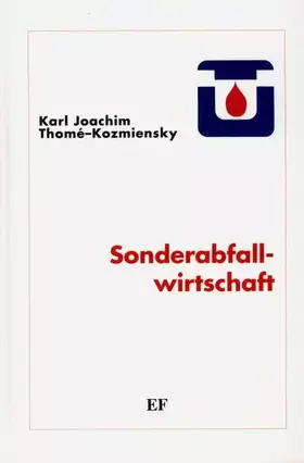 Couverture du produit · Sonderabfallwirtschaft (Technik, Wirtschaft, Umweltschutz)