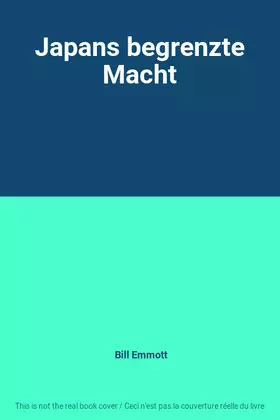 Couverture du produit · Japans begrenzte Macht
