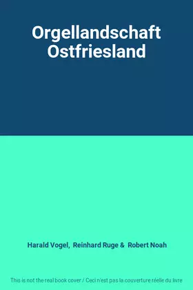 Couverture du produit · Orgellandschaft Ostfriesland