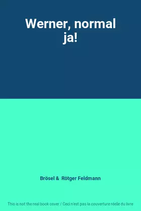 Couverture du produit · Werner, normal ja!
