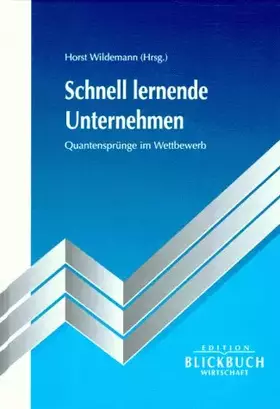 Couverture du produit · Schnell lernende Unternehmen