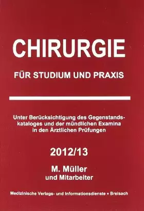 Couverture du produit · Chirurgie: für Studium und Praxis - 2012/13