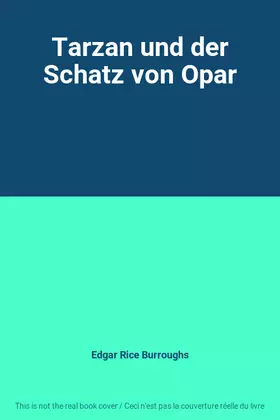Couverture du produit · Tarzan und der Schatz von Opar