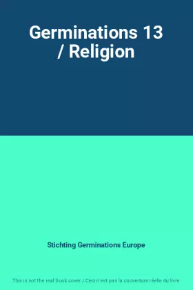 Couverture du produit · Germinations 13 / Religion