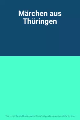 Couverture du produit · Märchen aus Thüringen