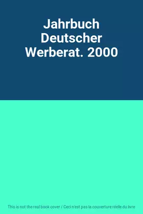Couverture du produit · Jahrbuch Deutscher Werberat. 2000