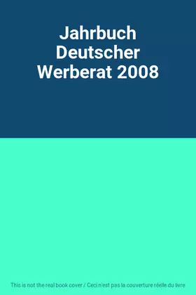 Couverture du produit · Jahrbuch Deutscher Werberat 2008