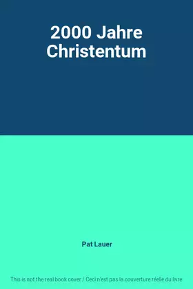 Couverture du produit · 2000 Jahre Christentum