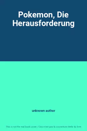 Couverture du produit · Pokemon, Die Herausforderung