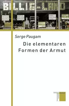 Couverture du produit · Die elementaren Formen der Armut