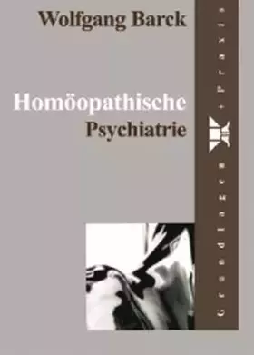 Couverture du produit · Homöopathische Psychiatrie