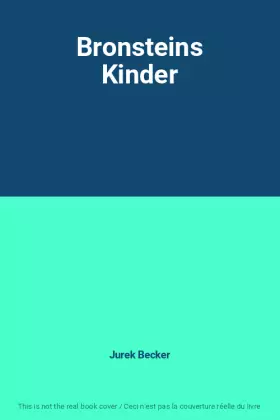 Couverture du produit · Bronsteins Kinder