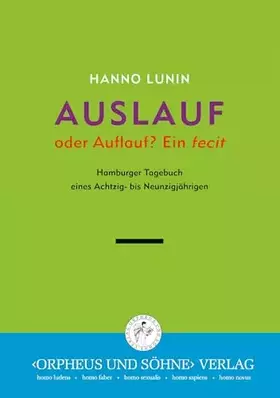 Couverture du produit · Auslauf: oder Auflauf? Ein fecit