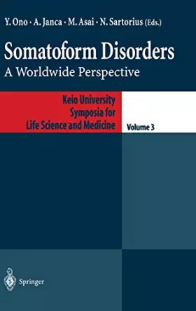 Couverture du produit · Somatoform Disorders: A Worldwide Perspective