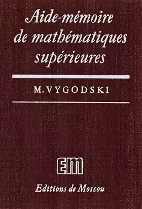 Couverture du produit · Aide-memoire de mathematiques superieures