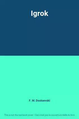 Couverture du produit · Igrok