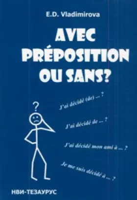 Couverture du produit · Avec preposition ou sans? S predlogom ili bez?