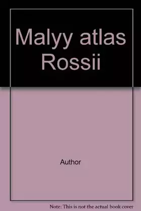 Couverture du produit · Malyy atlas Rossii
