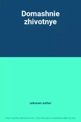 Couverture du produit · Domashnie zhivotnye