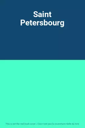 Couverture du produit · Saint Petersbourg