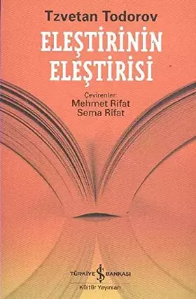 Couverture du produit · Elestirinin Elestirisi