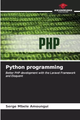 Couverture du produit · Python programming