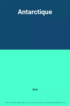 Couverture du produit · Antarctique