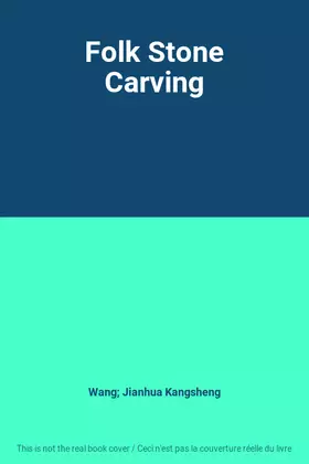 Couverture du produit · Folk Stone Carving