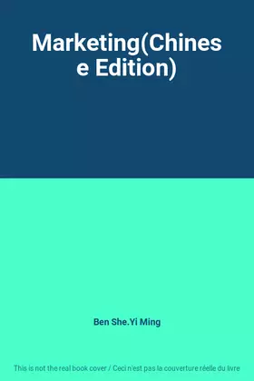 Couverture du produit · Marketing(Chinese Edition)