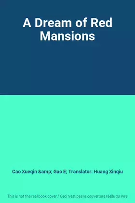 Couverture du produit · A Dream of Red Mansions