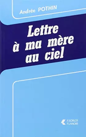 Couverture du produit · Lettre à ma mère au ciel