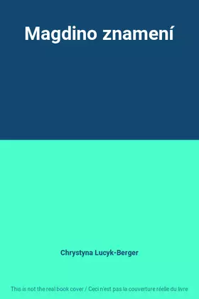 Couverture du produit · Magdino znamení