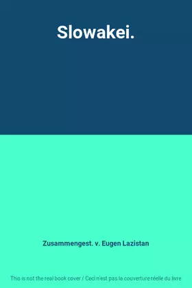 Couverture du produit · Slowakei.