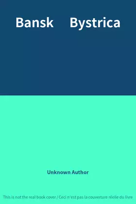 Couverture du produit · Bansk� Bystrica