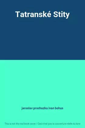 Couverture du produit · Tatranské Stity