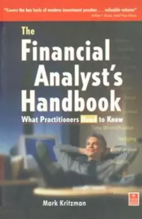 Couverture du produit · The Financial Analyst's Handbook