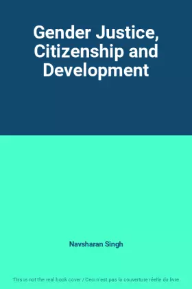 Couverture du produit · Gender Justice, Citizenship and Development