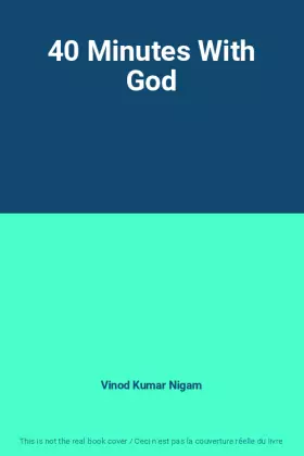 Couverture du produit · 40 Minutes With God