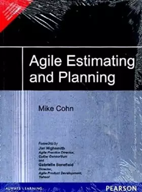 Couverture du produit · Agile Estimating and Planning