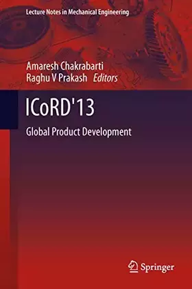 Couverture du produit · ICoRD'13: Global Product Development (Lecture Notes in Mechanical Engineering)