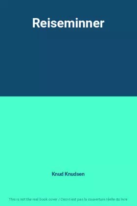 Couverture du produit · Reiseminner