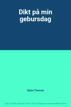 Couverture du produit · Dikt på min gebursdag