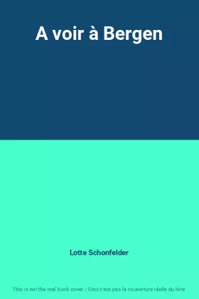Couverture du produit · A voir à Bergen