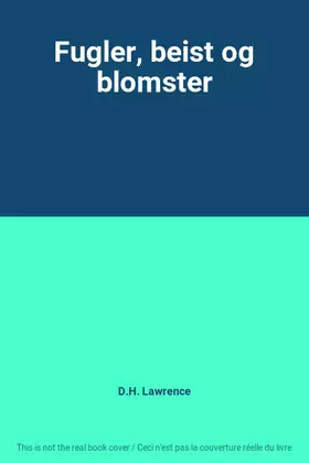 Couverture du produit · Fugler, beist og blomster