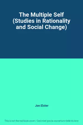 Couverture du produit · The Multiple Self (Studies in Rationality and Social Change)